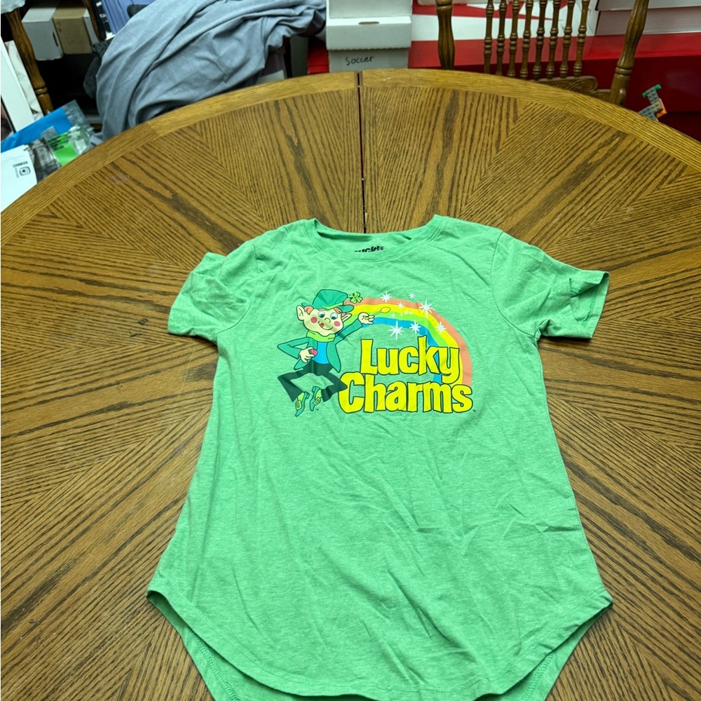 Lucky Charms Women's Green Short Sleeve Tee